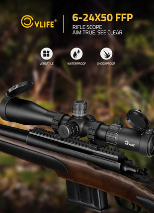 CVLIFE 6-24x50 FFP Rifle Scope