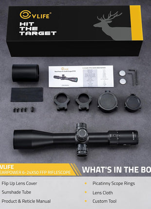 The Package of CVLIFE Best Rifle Scope
