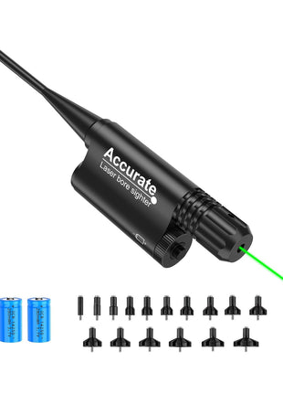 CVLIFE Bore Sight Kit Green Laser Boresighter for 0.17 to 12GA Caliber