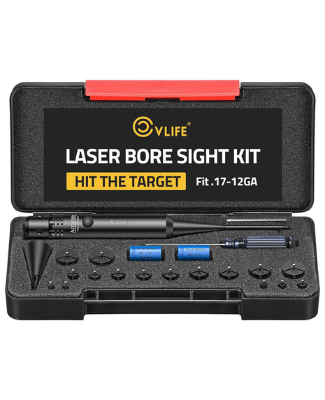 CVLIFE Bore Sight Laser Kit fit 0.17 to 12GA Calibers