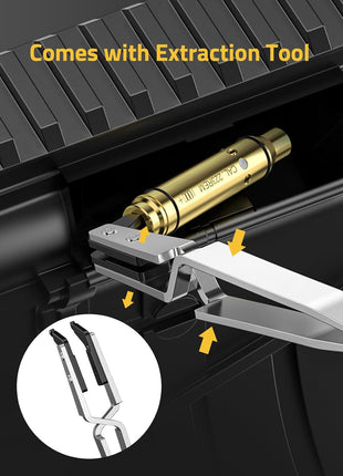 The 223 Bore Sight Comes with Extraction Tool