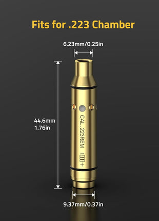 The Bore Sight Fits .223 Chamber