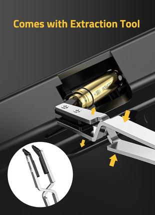 The 9mm Bore Sight Comes with Extraction Tool