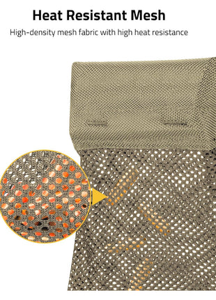 CVLIFE Brass Shell Catcher with Heat Resistant Mesh