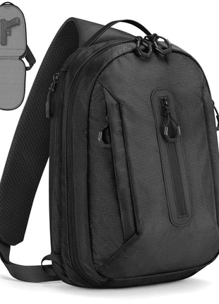 CVLIFE CCW Sling Bag for Men Women, Ambidextrous Crossbody Concealed Carry Bag