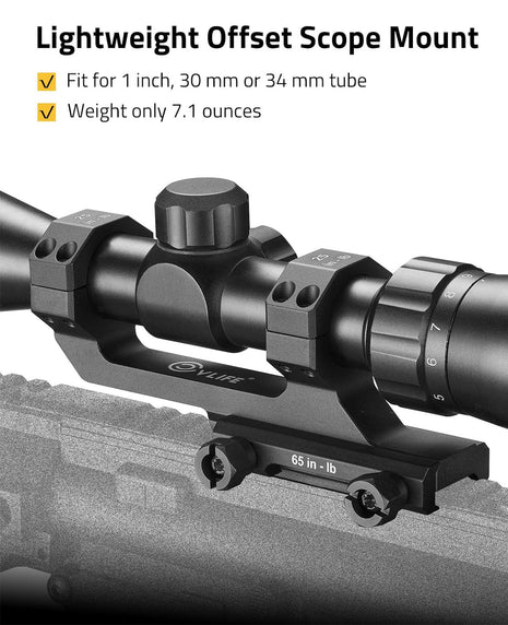 Lightweight Offset Scope Mount