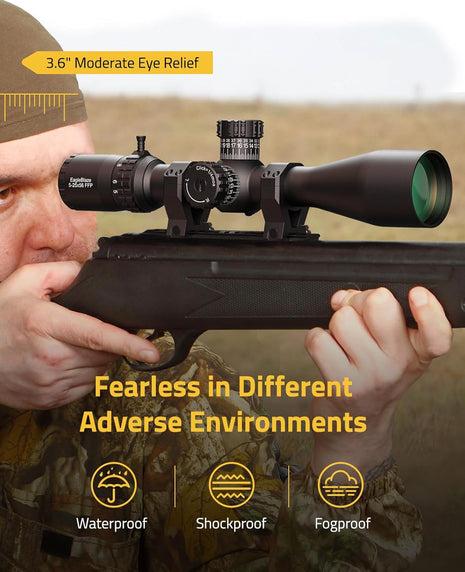 FFP rifle scope for target shooting