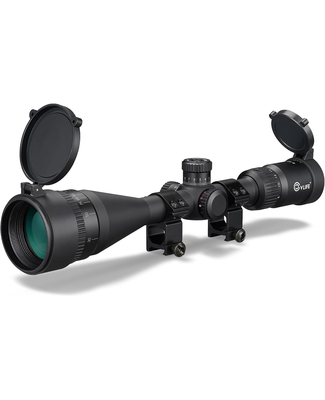 CVLIFE EagleFeather 2.5-10X50 AO Rifle Scope