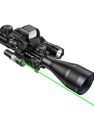 CVLIFE EagleFeather 4-12x50 5 in 1 Rifle Scope Combo