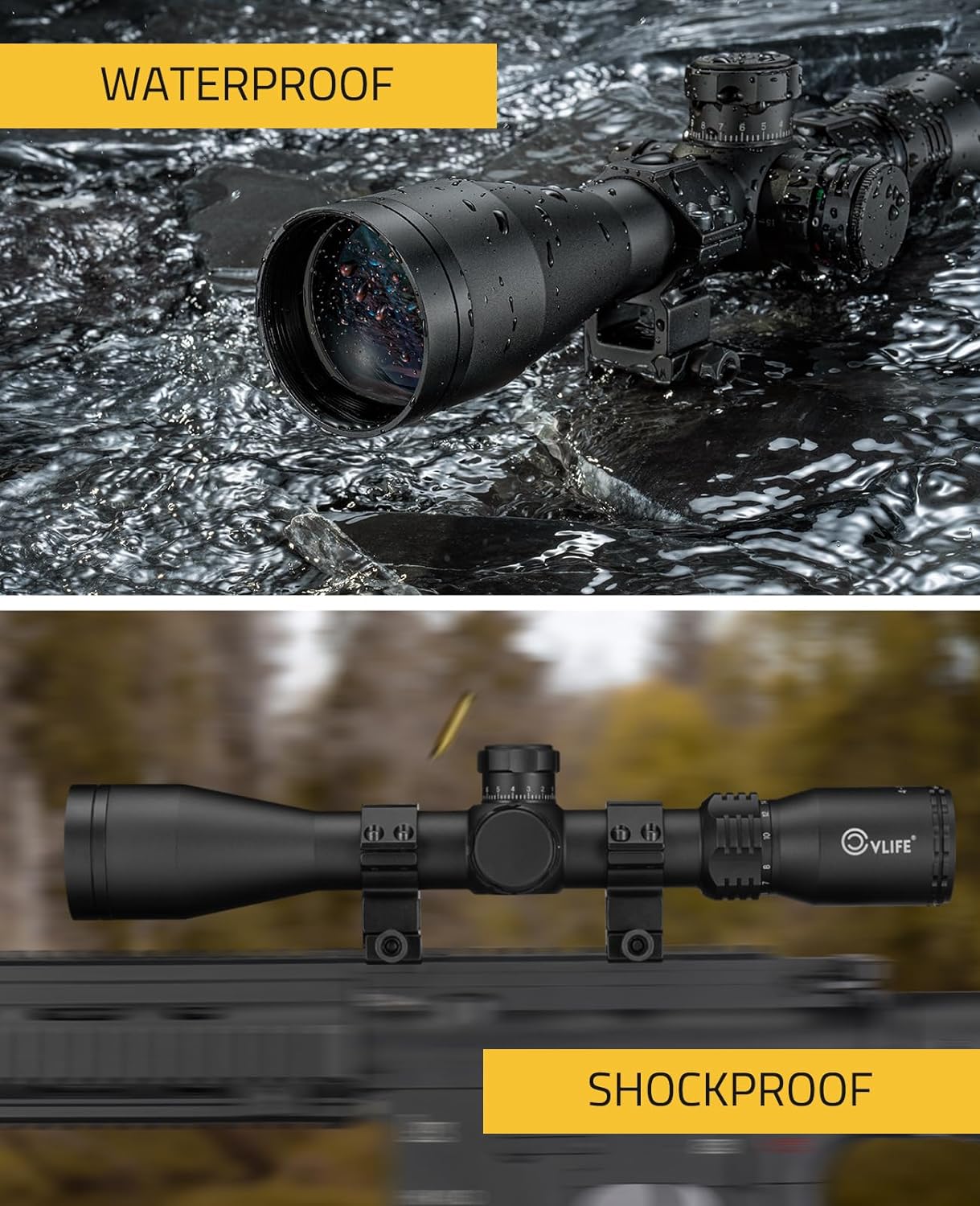 Side Scope CVLIFE EagleFeather 4-16X44 Side Focus Rifle Scope