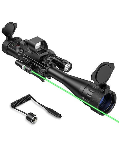 CVLIFE EagleFeather 6-24x50 AO Rifle Scope Combo