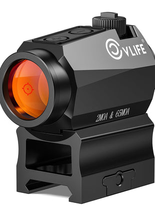 CVLIFE EagleFeather Multiple Reticle 2 MOA Dot & 65 MOA Circle Red Dot