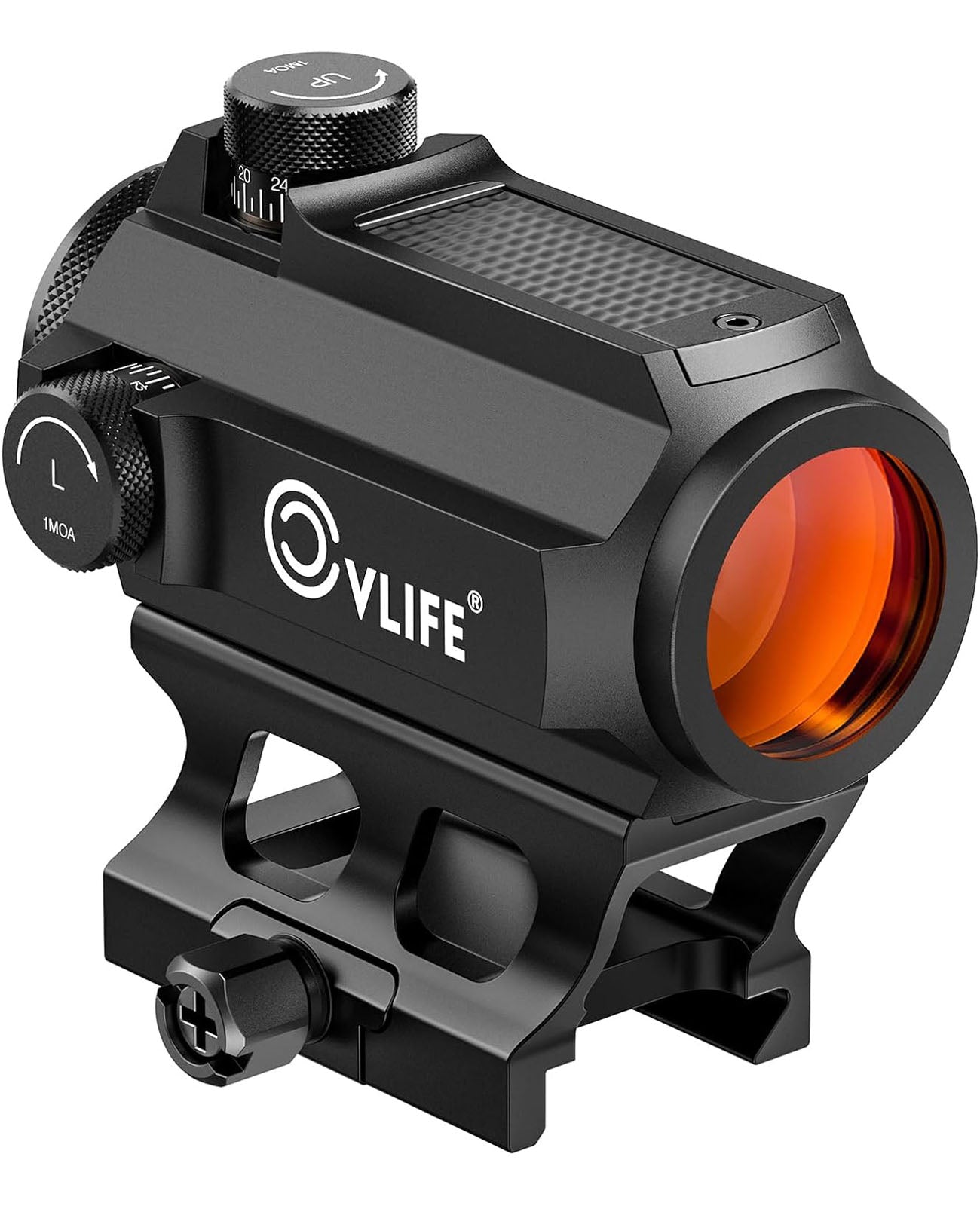 Red dot solar lights sales