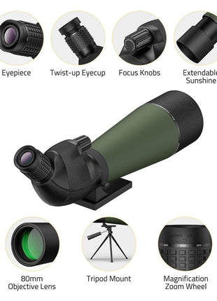 spotting scope for hunting and wildlife observation