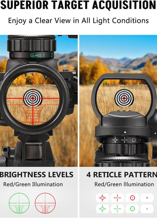 The Dual Illuminated Rangefinder Reticle Scope with Superior Target Acqusition