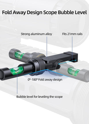 Fold Away Design Scope Bubble Level
