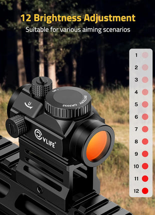 CVLIFE 1X20mm Red Dot Sight for Rifle
