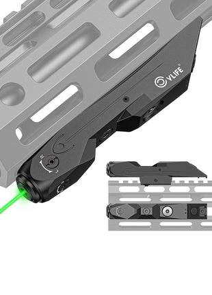 CVLIFE Green Laser Sight Compatible with M-Lok and Picatinny Rail