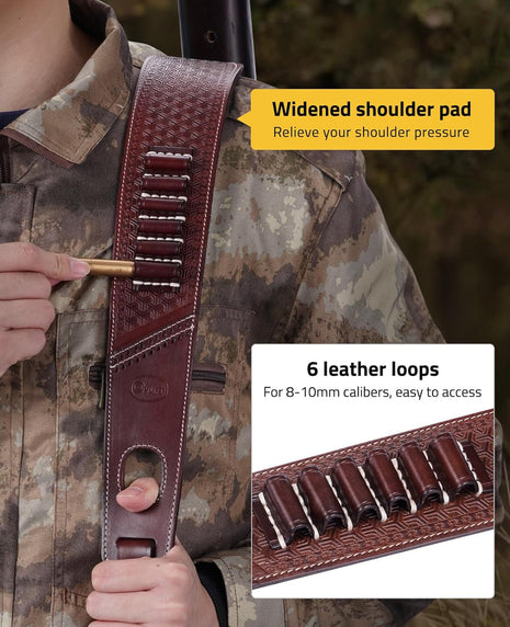 Widened shoulder pad