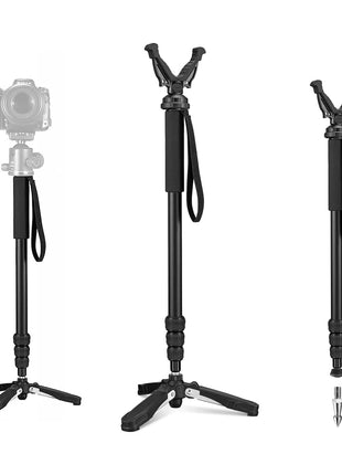 CVLIFE Hunting Monopod Rifle Stick Shooting Tripod