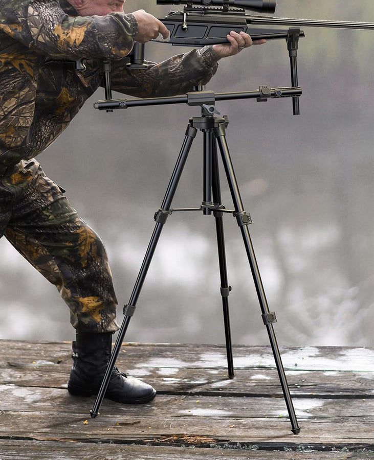 High Rack Shooting Rests CVLIFE Hunting Rests, Shooting Tripod with Dual Frame