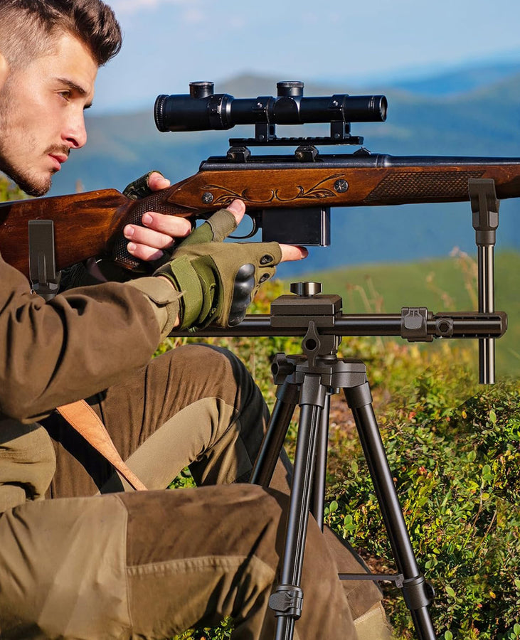 CVLIFE Hunting Rests, Shooting Tripod with Dual Frame