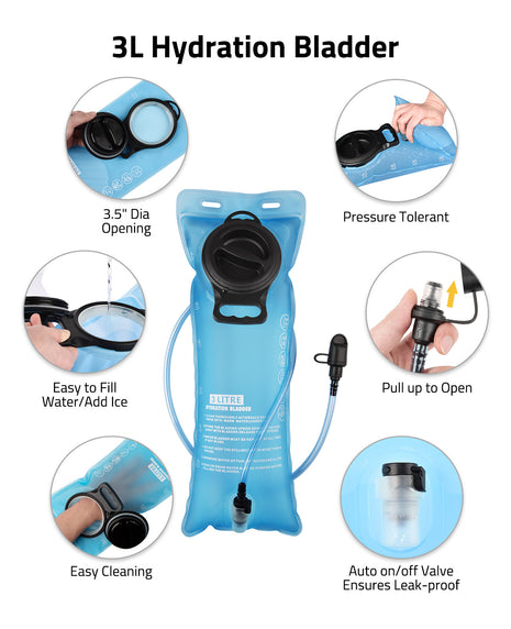 CVLIFE Versatile Hydration Backpack