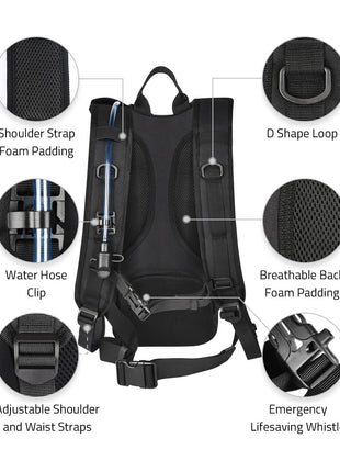 The Architecture of CVLIFE Hydration Backpack