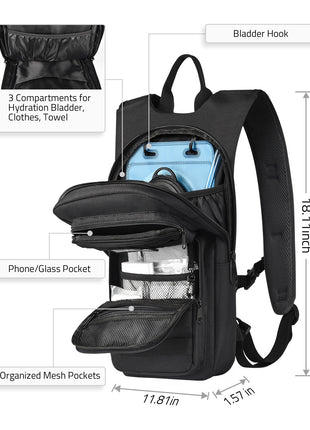 The Structure Diagram of the CVLIFE Hydration Backpack