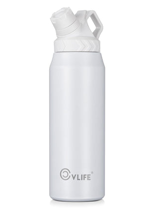 CVLIFE Insulated Stainless Steel Water Bottle - White