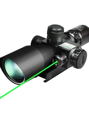 The most people like the green dot illumined rifle scopes