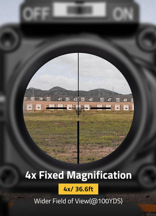 4x Fixed Magnification