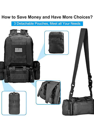 CVLIFE Detachable Backpack