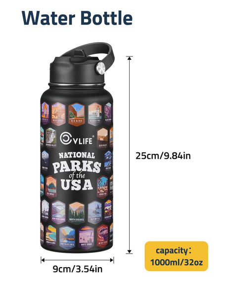 Capacity of CVLIFE National Park Water Bottle