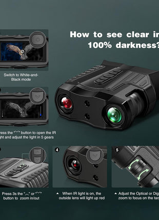 The Usage of CVLIFE Night Vision Binoculars Goggles