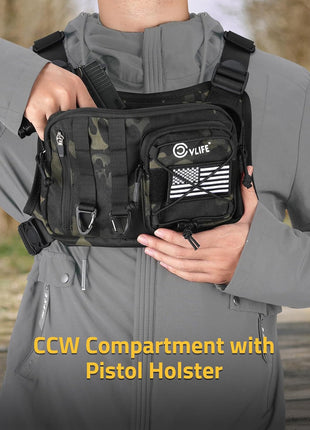 CCW Compartment with Pistol Holster