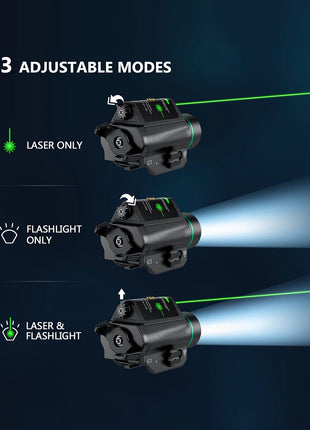 CVLIFE Pistol Laser Light Combo with 3  Adjustable Modes