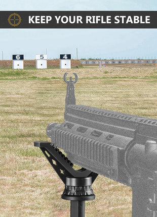 CVLIFE Portable Shooting Rest 360° Rotate V Yoke Holder Mount Keep Your Rifle Stable