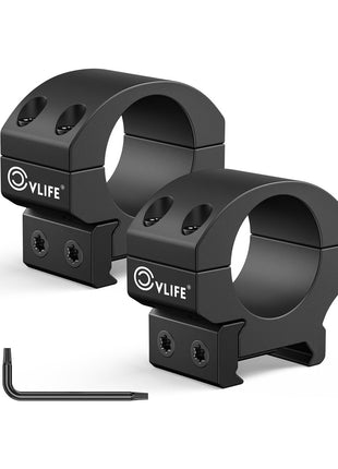 CVLIFE Precision 1 Inch Scope Rings Scope Mount - 2 Pieces