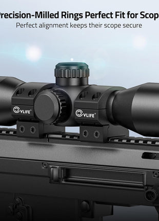 Precision-Milled Rings Perfect Fit for Scope