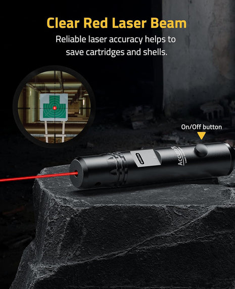 Clear Red Laser Beam