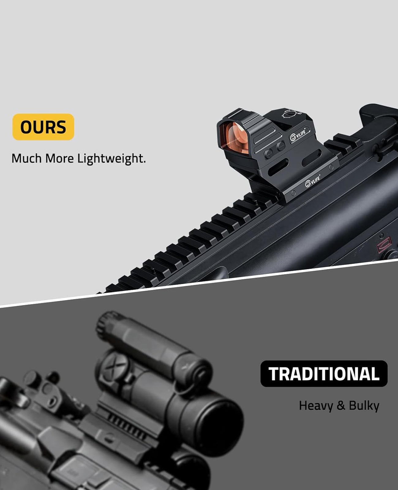 CVLIFE Red Dot Riser Mount Reflex Sight Optic Riser Plate for Picatinn