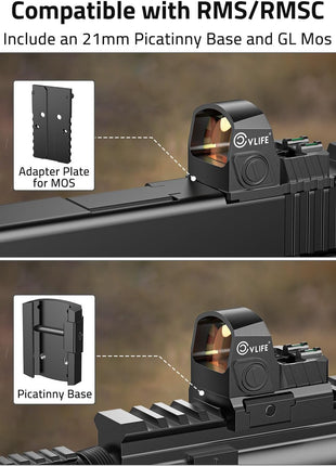 The Red Dot Scope Compatible with RMS/RMSC
