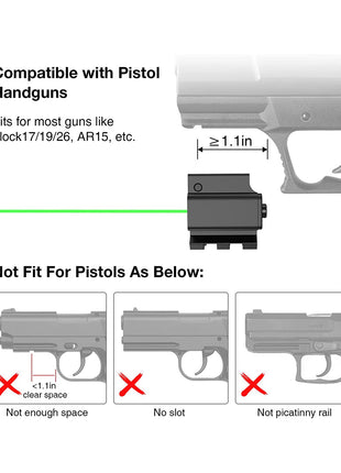 The CVLIFE Gun Laser Compatible with Pistol Handguns