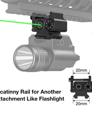 CVLIFE Red/Green Laser Sight Fits for Picatinny Rail