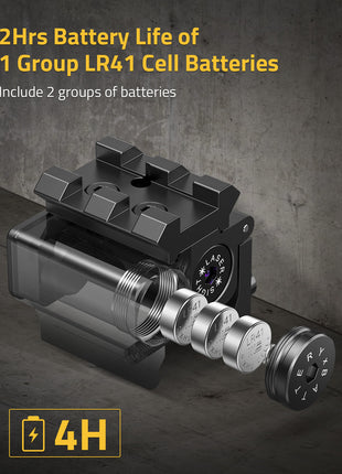 CVLIFE Red/Green Laser Sight With a Long Battery Life