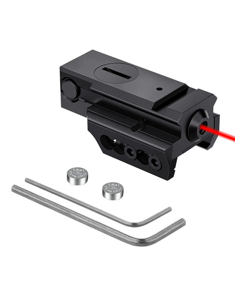 CVLIFE Red Laser Sight With Tactical 20mm Standard Picatinny Weaver Rail