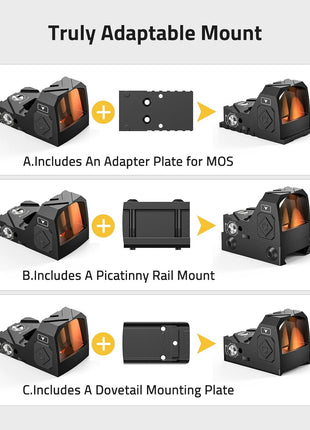 Red Dot Sight with A Long Battery Life