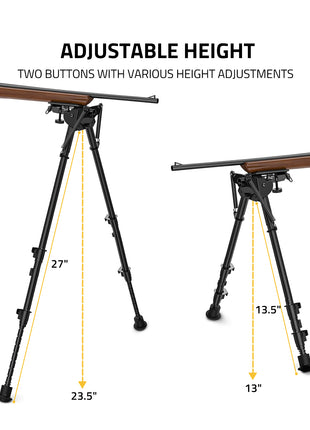 Rifle Pivot Tilt Bipod with Adjustable Height