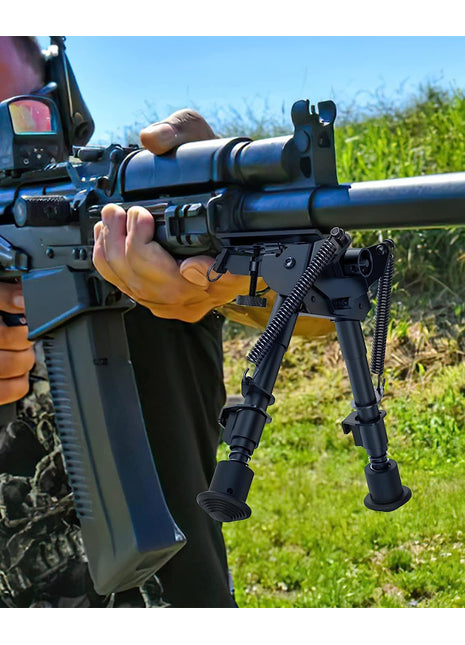 CVLIFE Rifle Bipod Pivot Tilt Bipod with Swivel-Stud